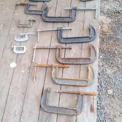 C Clamps All Different Sizes