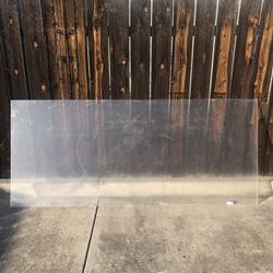 Clear acrylic-polycarbonate sheet