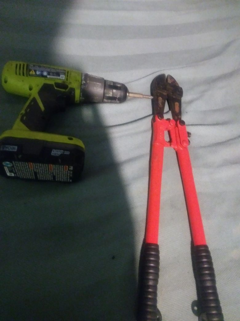 Ryobi drill completely charged