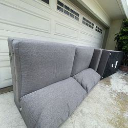 Used Gray Sectional Couch Sofa