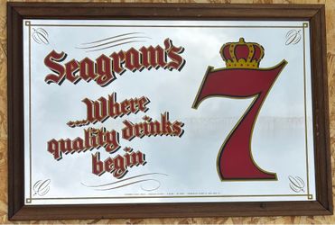 Seagram’s Bar Mirror
