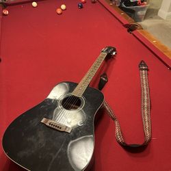 acoustic epiphone guitar