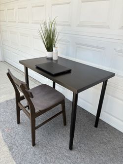 Desk and chair