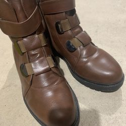 Genuine Leather Women Boots Shoes 