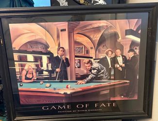 (2)Chris Consani Framed Art Prints: Classic Interlude and Game of Fate