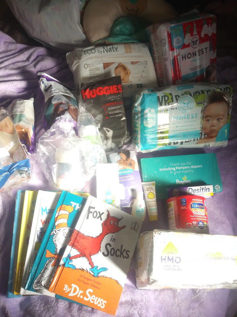 Baby Bundle Humongous Amount Everything Brand New Diapers Bottles And More