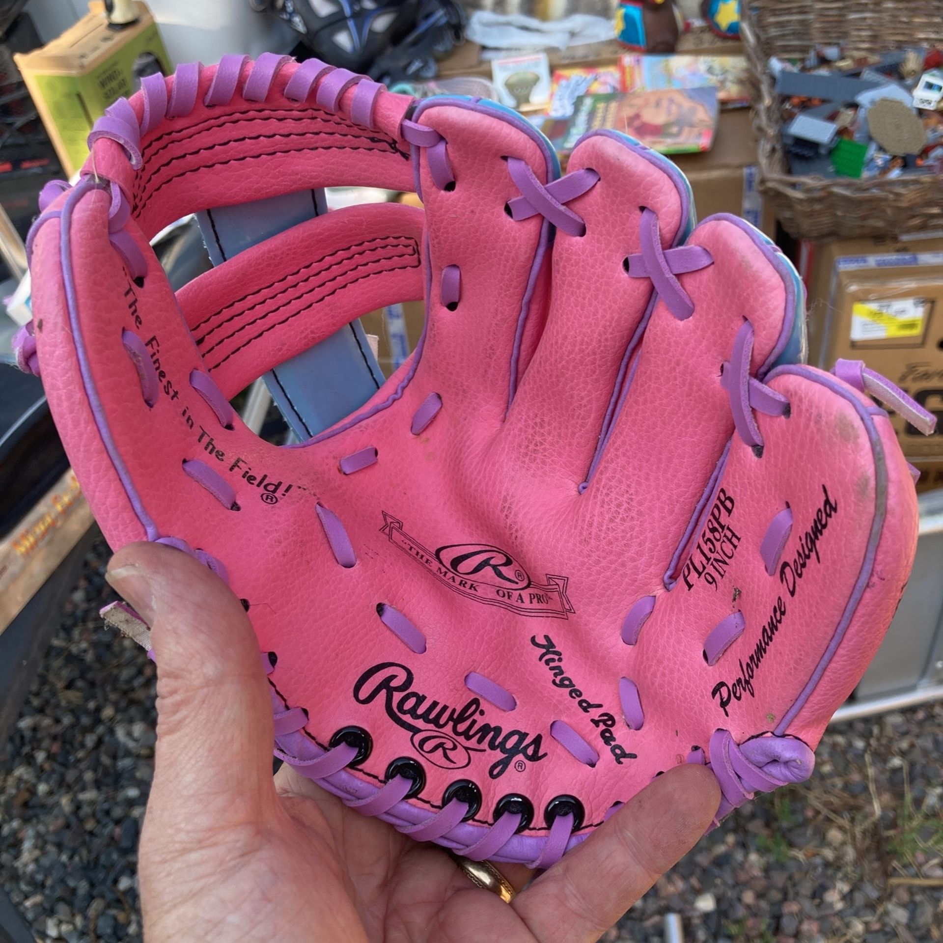 Little Girls Baseball Glove
