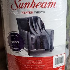 Electric fleece blanket.