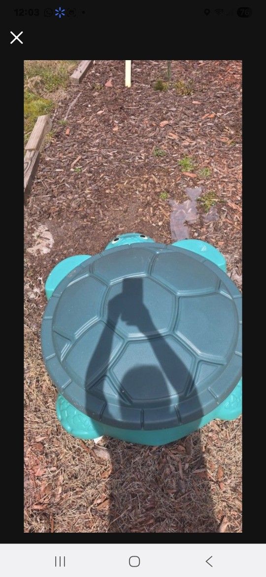 Sand Box With 1 Bag Of Sand