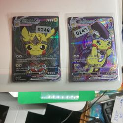 Custom Made Japanese Fan art Pokémon Cards