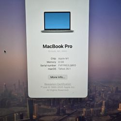 M1 Chip Apple Macbook Pro - MINT CONDITION 