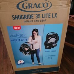 Infant Car Seat Convertible Carrier Graco Snugride 35 Lite LX