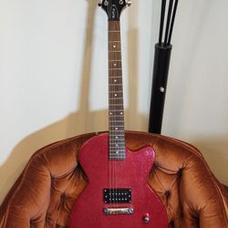 Daisy Rock Debutante Rock Candy Electric Guitar - Pink Sparkle