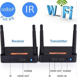 Measy FHD676 200M Wireless Transmitter Receiver Extender 1080P60Hz HDMI-compatible Audio Video Transmission Receiver