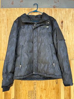 Men's Camo Puffer Winter Jacket