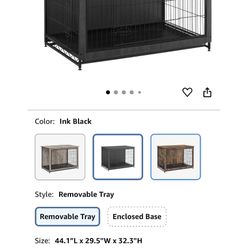 In-home.kennel crate furniture large