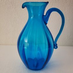 Blenko Mid Century Glass Pitcher