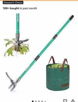 HUZSV Weed Puller Tool Gardening Hand Weeding Tool with Long Handle