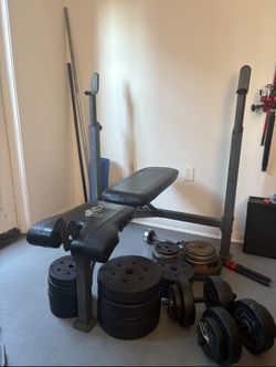 Bench Weights And Treadmill