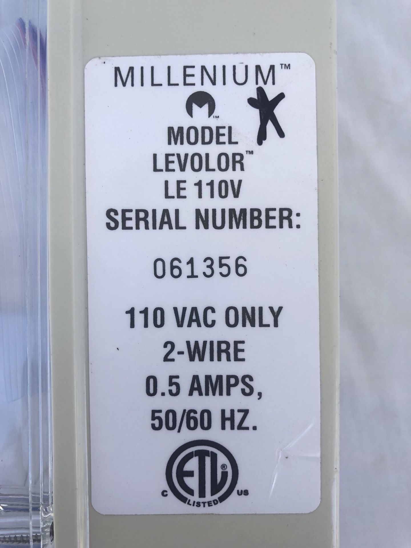 Jandy/Zodiac/Millenium System Levolor 110v LE110V K1100 Pool auto