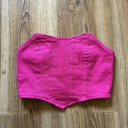 Pink Top Corset Small 