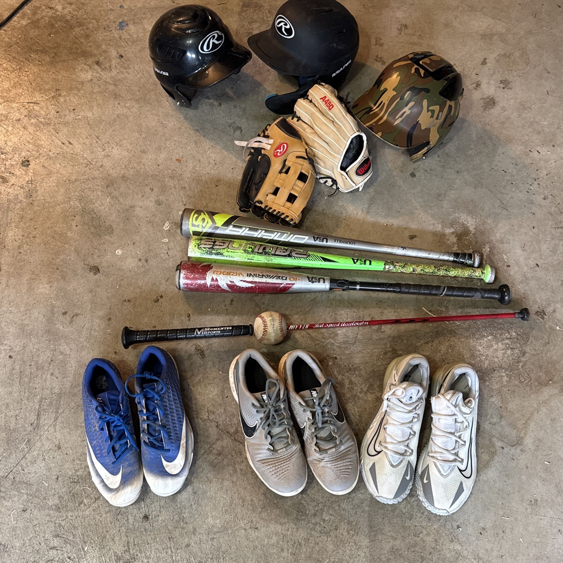 Baseball Gear Gloves Bats Helmets Cleats