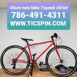 Free Delivery 45cm New Bike 7speed 