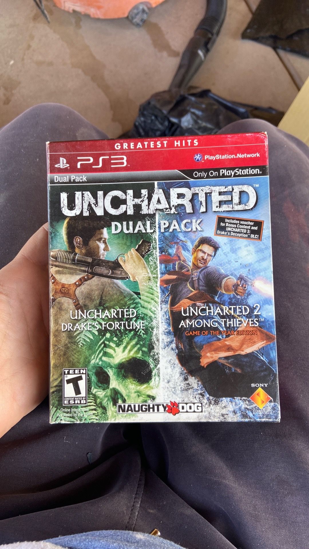 Uncharted dual pack play station 3