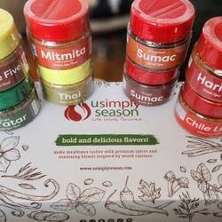 MadeinUtah International Spices Box Of 8