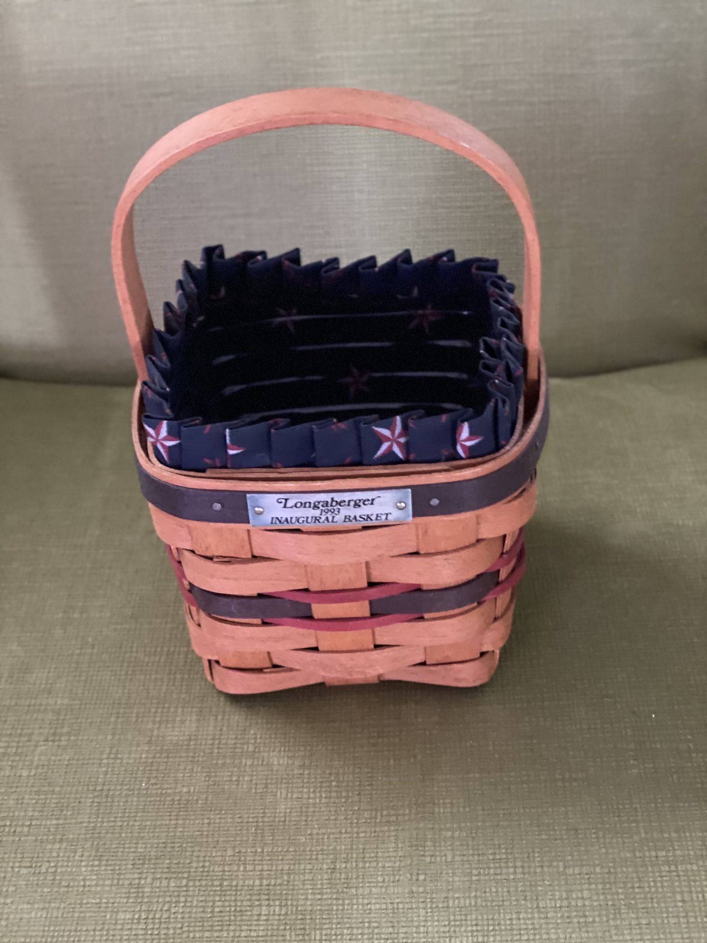 Longaberger inaugural basket