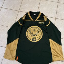 Jagermeister #56 Hockey Jersey Men's MEDIUM women large Liquor Promo Item Green