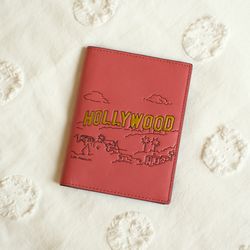 COACH 1941 Passport Cover /Holder Glovetanned Leather “Hollywood”