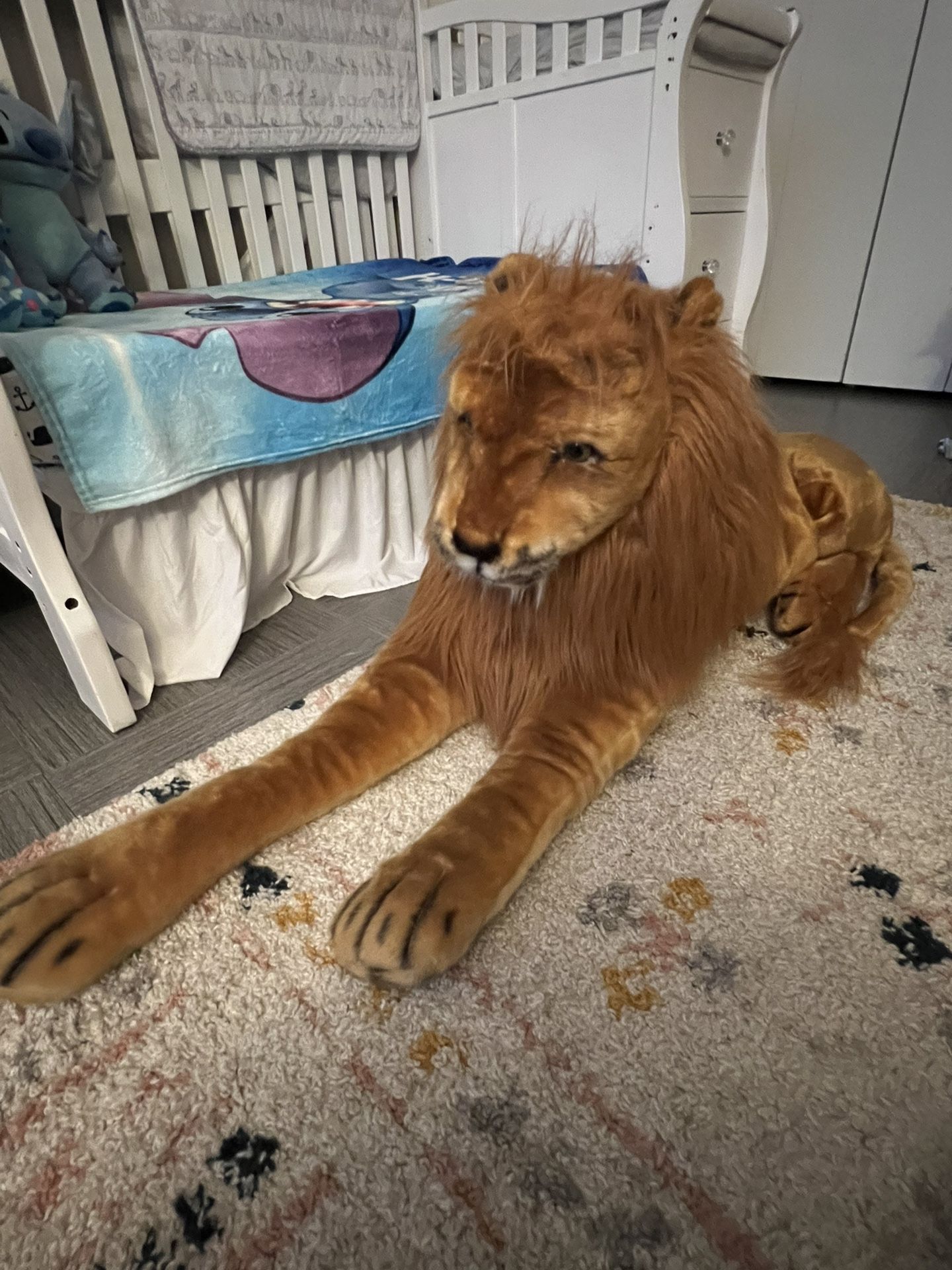 Large Stuffed Lion