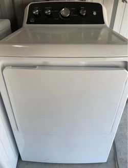 GE White Front-Load Dryer