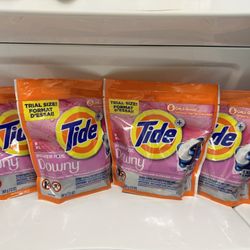 Tide detergent pods 9 XL count each bag all 4 x $18