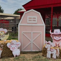 Farm Barnyard Party Set Up 