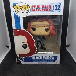 Funko POP Marvel: Captain America 3: Civil War Action Figure - Black Widow