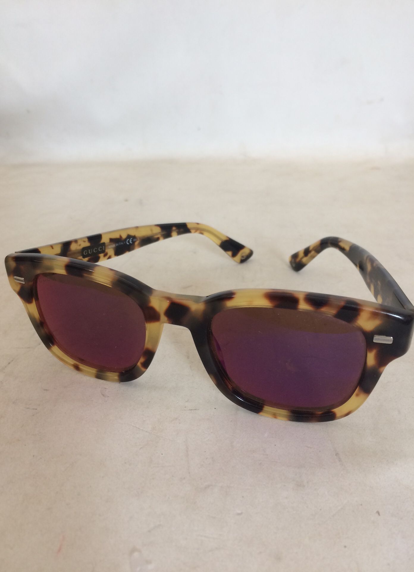 Gucci leopard glasses tinted
