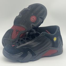 Nike Air Jordan 14 Retro GS Last Shot 2018 Black Red 487524-003 Men’s 7 (7Y) 