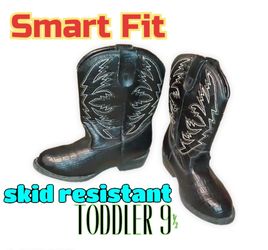 Smart Fit Skid Resistant Toddler Cowboy Boots 9½