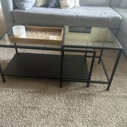 Glass Nesting Coffee Tables