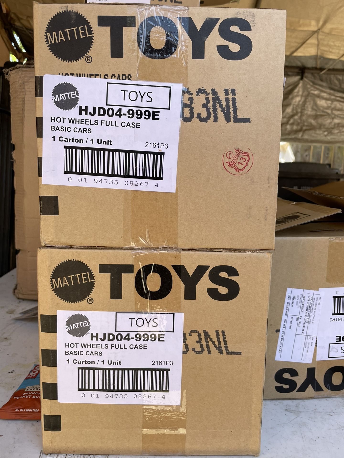 Whole Box Of Hot Wheels Of 72 Cars