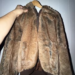 Women faux fur Coat 