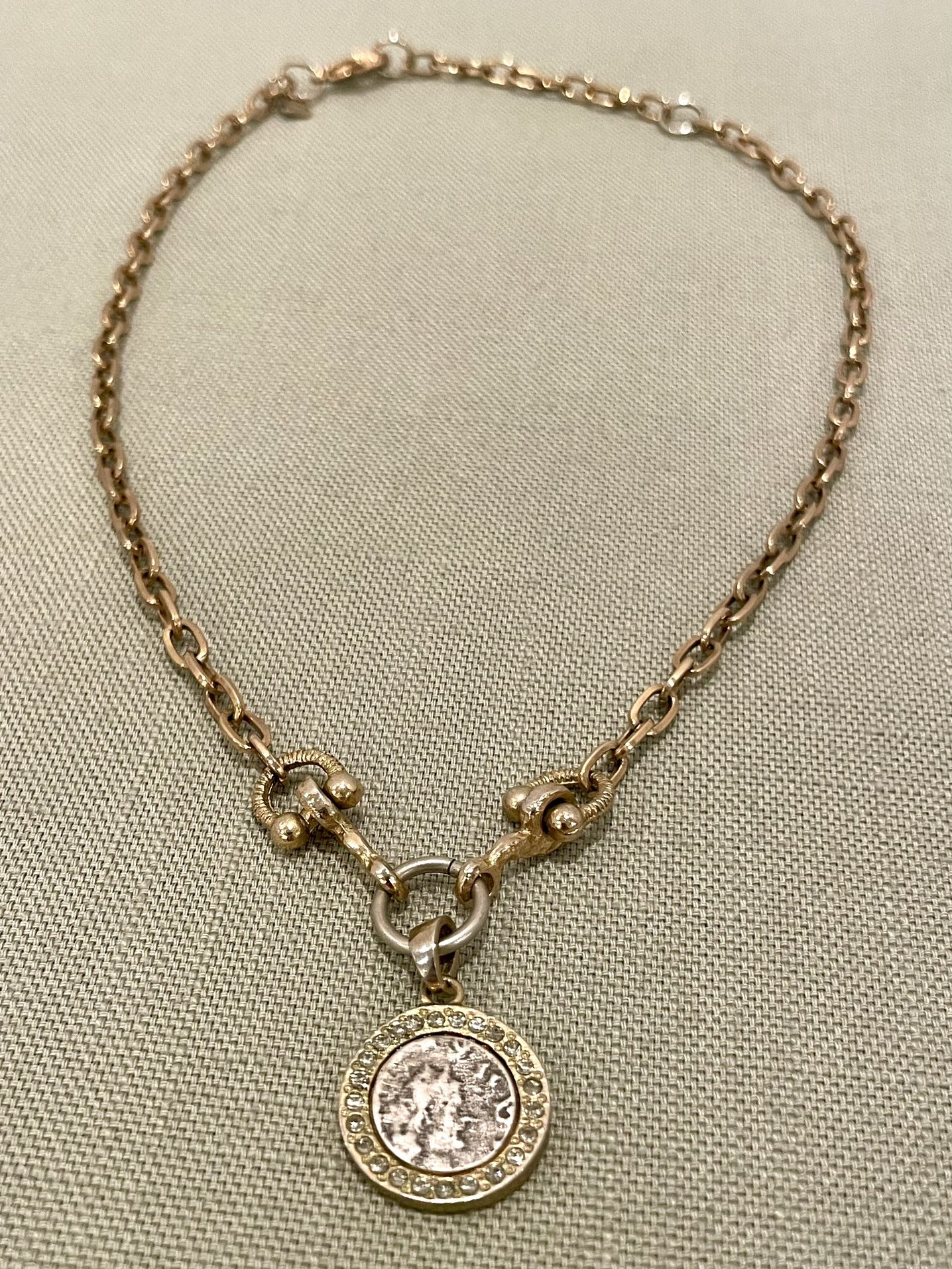 TAT2 Designs: Layla Horsebit - 14K Gold Plated Necklace