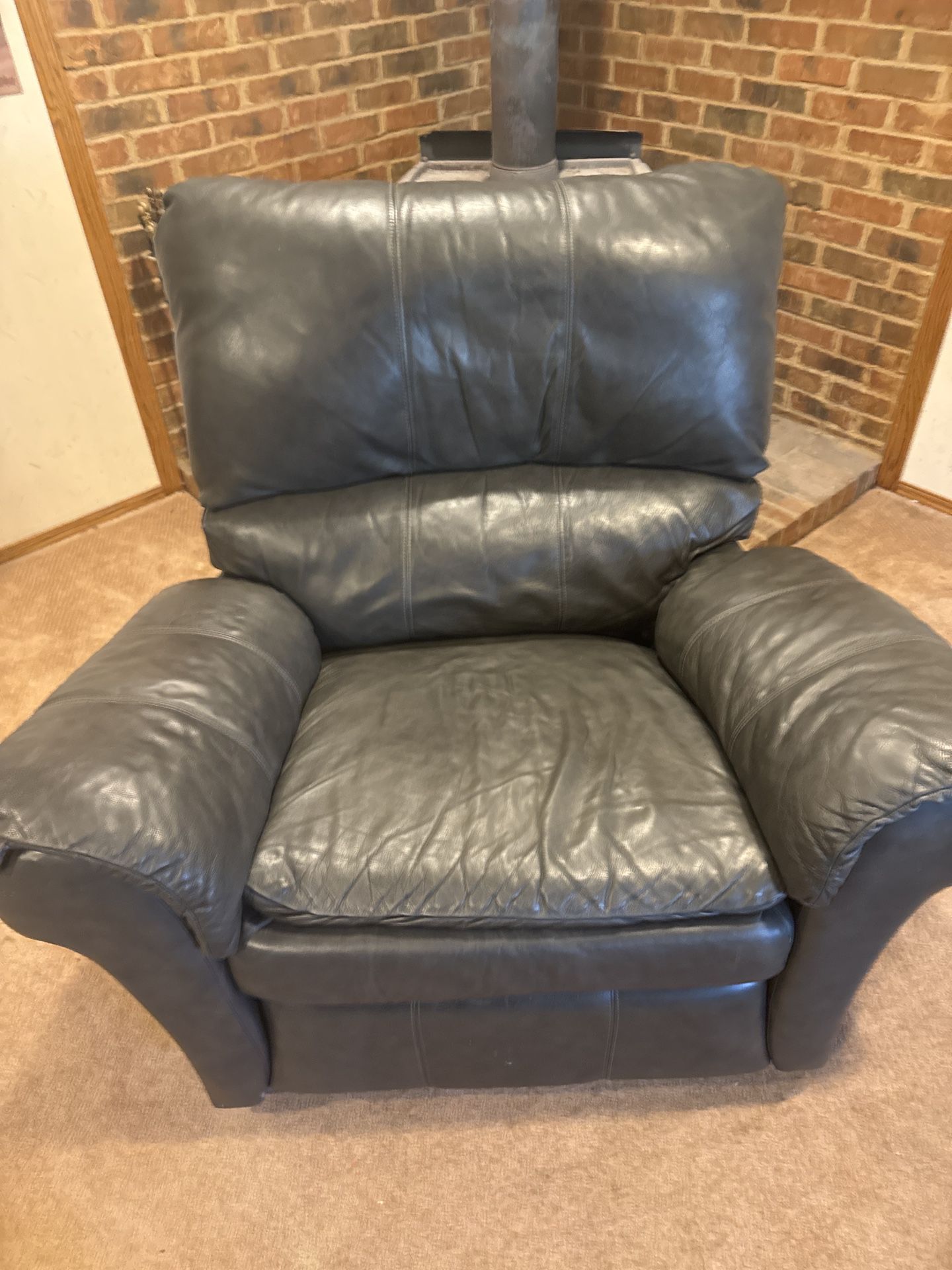 Classic Leather Armchair for Sale - $60