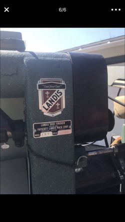 Landis shoe finisher