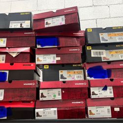 WOLVERINE AND CATERPILLAR WORK BOOTS PICK ANY FOR $60