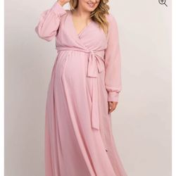 Pink Blush Plus Size Maternity Dress Size 2x