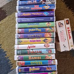 Disney Classic Vhs Movies