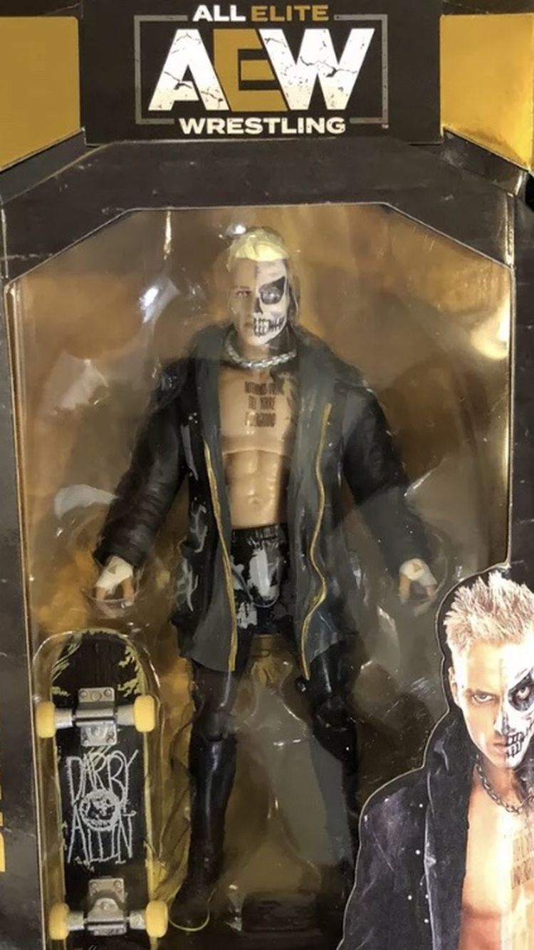 NEW AEW UNRIVALED DARBY ALLIN JAZWARES SERIES 3 ACTION FIGURE #22
